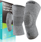 VITAL SALVEO-Compression Recovery Knee Sleeve/brace C3-COMFORT, Pain Relief, Protects Joint - Ideal for Sports and Daily Wear (1 Pair)/L