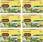 Celestial Seasonings Chamomile Herbal Tea, Caffeine Free, 20 Tea Bags Box (Pack of 6)