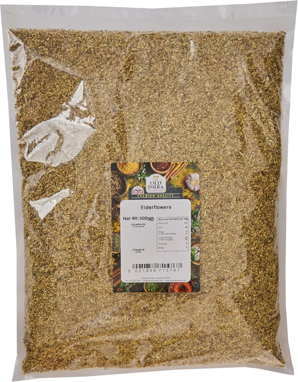 Old India Elderflowers 500 g