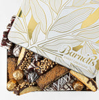 Barnetts Fathers Day Cookie Basket with Biscotti Cookies & Chocolate Truffles Gifts, Food Gourmet Chocolate Candy Ideas for Dad, Son, Husband, Grandfather, Father, Brother, Grandmother Assorted Gift Baskets