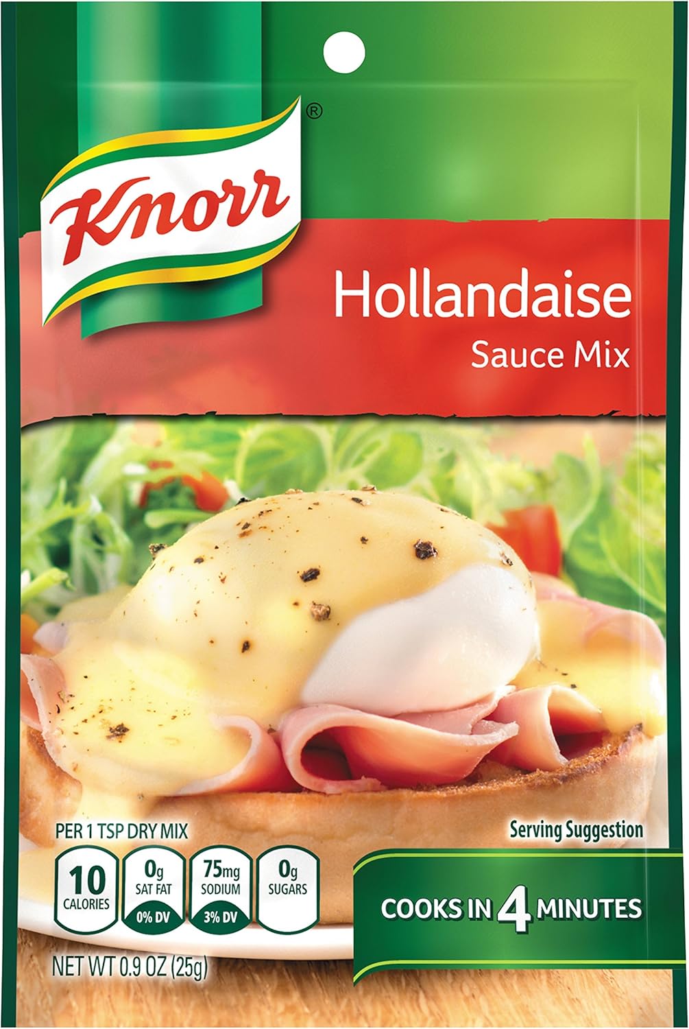 Knorr Sauce Mix Sauce Mix, Hollandaise 0.9 oz (Pack of 12)