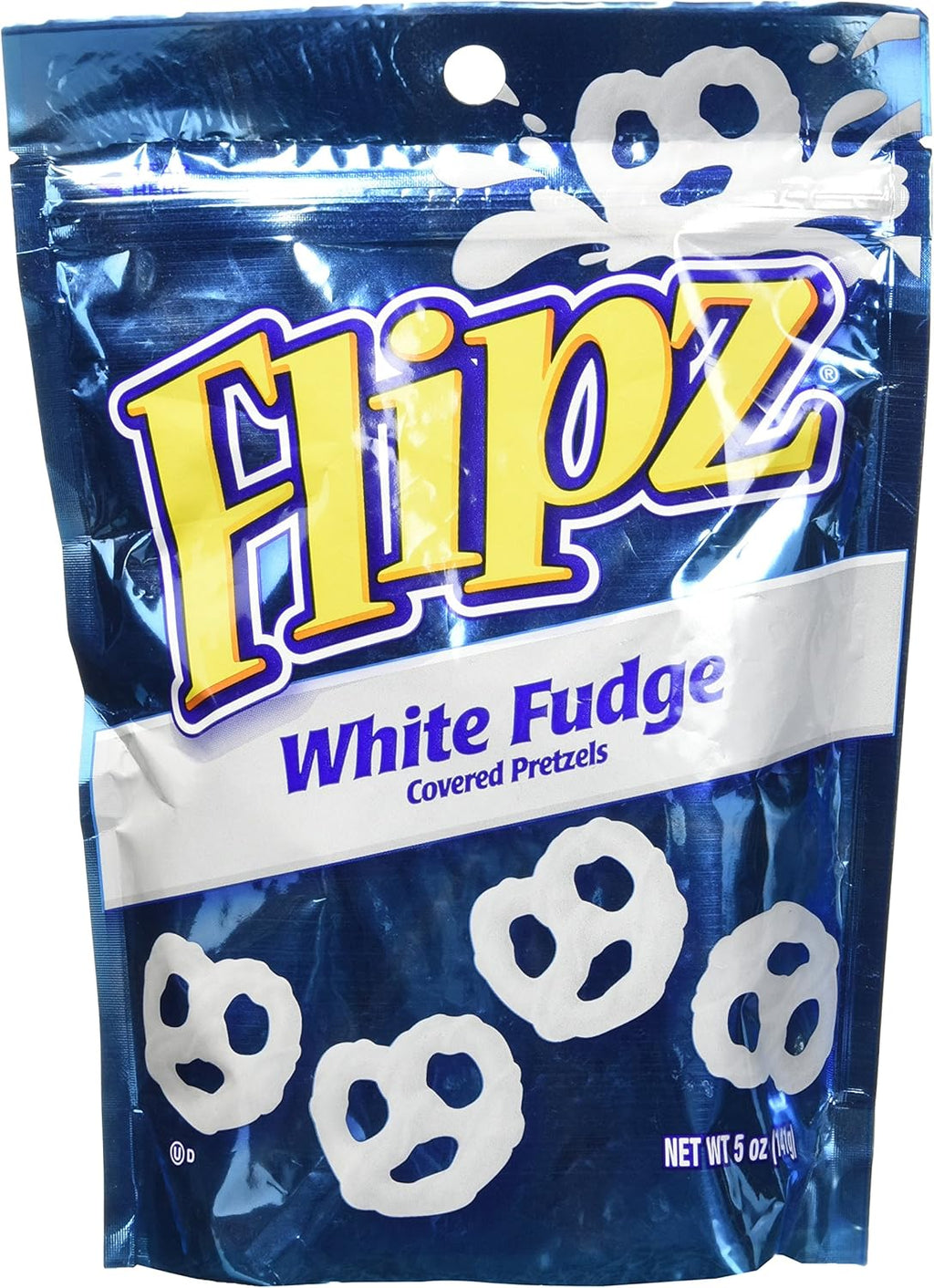 Flipz White Fudge Pretzels, 5oz (Pack of 1)