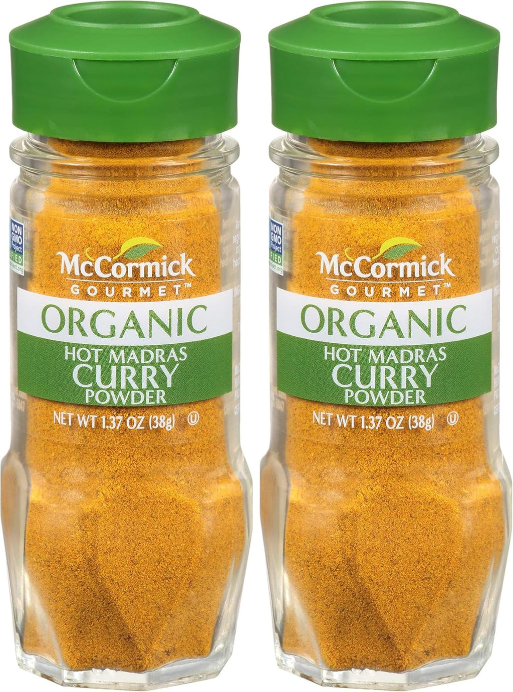 McCormick Gourmet Organic Hot Madras Curry Powder, 1.37 Oz (Pack of 2)