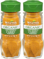McCormick Gourmet Organic Hot Madras Curry Powder, 1.37 Oz (Pack of 2)