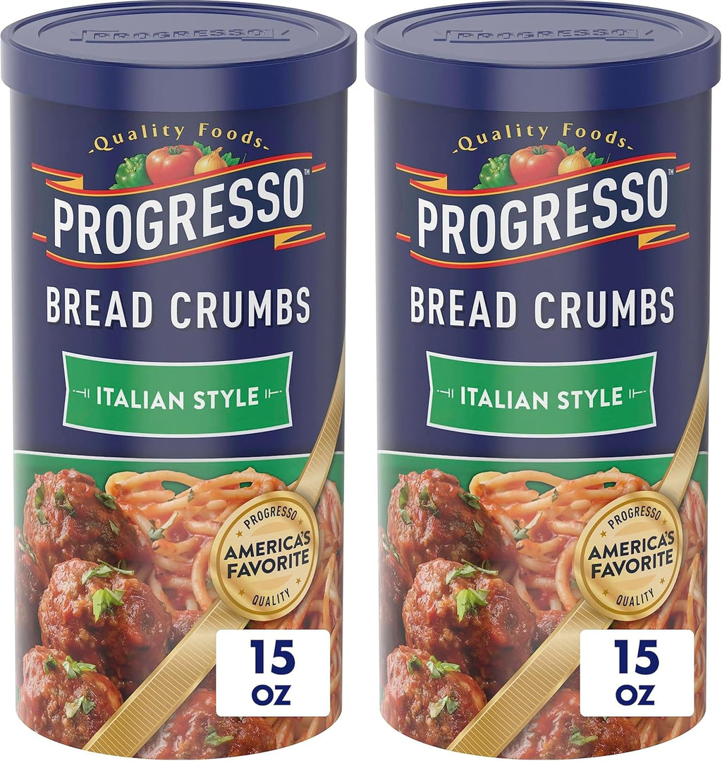Progresso, Italian Style Bread Crumbs, 15 oz. (Pack of 2)
