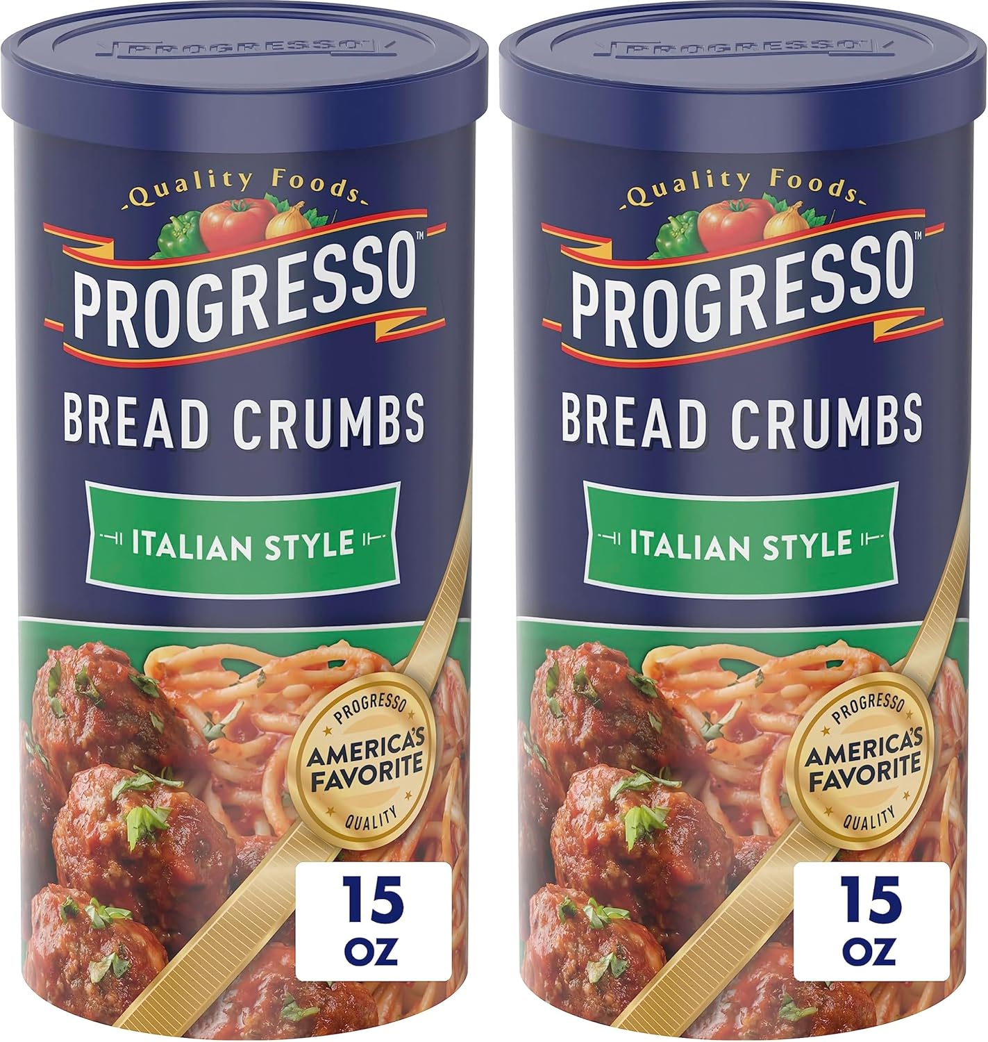 Progresso, Italian Style Bread Crumbs, 15 oz. (Pack of 2)