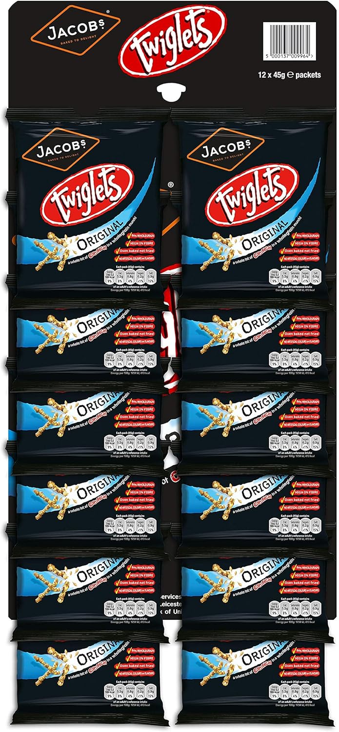 Jacobs Original Twiglet Pub Cards - 1x12x45g