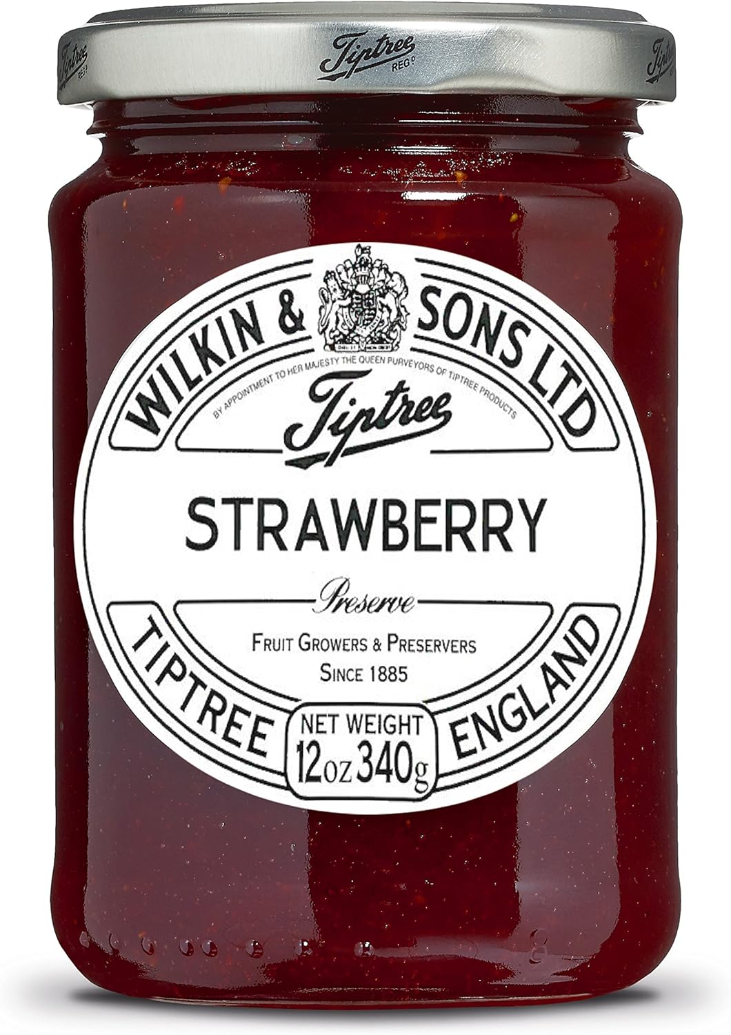 Tiptree Strawberry Preserve, 12 Ounce Jars (Pack of 6)