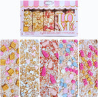 Confect Girls Baby Shower Sprinkles | Mix Baby Bib, Baby Feed Bottle, Button, Heart & Star Sprinkles | Assorted Pack of 5 Edible Sprinkles | Vegan, Gluten-Free, Nut-Free, Soy-Free, Dairy-Free, Palm Oil-Free - 5 Oz
