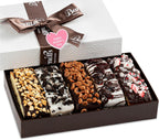 Barnetts Mothers Day 5 Chocolate Biscotti Gift Basket, Gourmet Cookie Baskets Prime Food Gift Delivery for Women, Mother, Mom, Grandmother, Grandma, Wife, Sister, Daughter , Girlfriend, Candy Treats Box