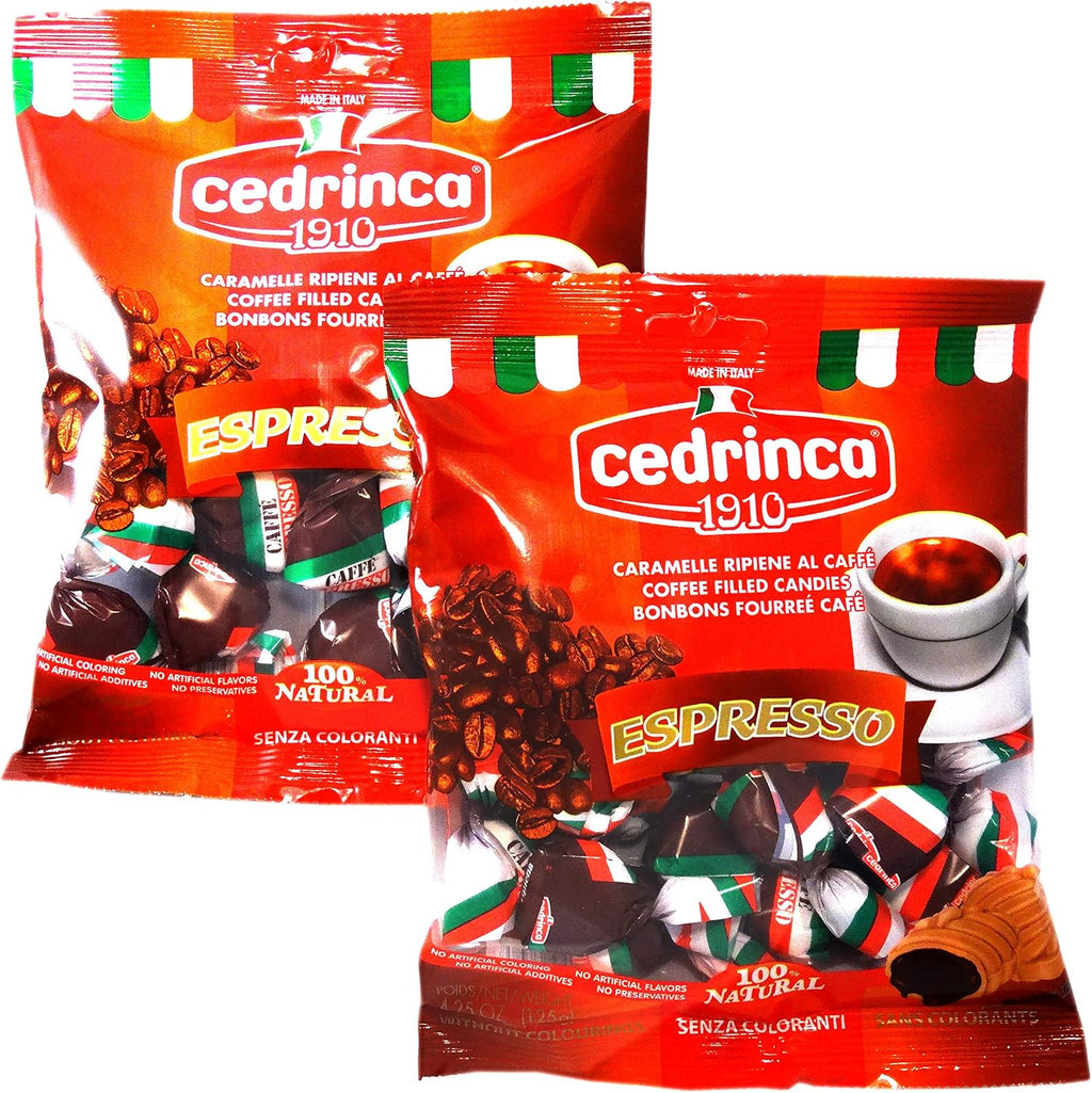 Cedrinca - Espresso Hard Candies, Two (2)- 4.25 oz. bags