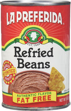 La Preferida Refried Beans Fat Free, 16-Ounce (Pack of 12)