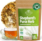 1.8 oz. Shepherds Purse Herb Bulk Herbal Tea Shepard Purse Herb (Capsella Bursa-Pastoris) - 50g Tea Bolsa De Pastor