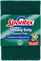 Spontex 3 Heavy Duty Scourer Pads