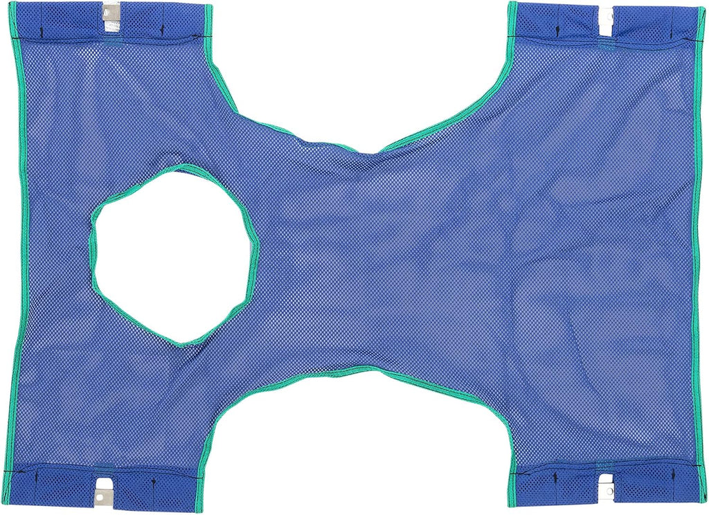 Invacare Standard Sling with Commode Opening for Patient Lifts, Polyester Mesh, 9047