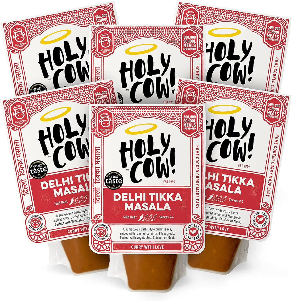 Holy Cow Delhi Tikka Masala Curry Sauce (250g) - Pack of 6