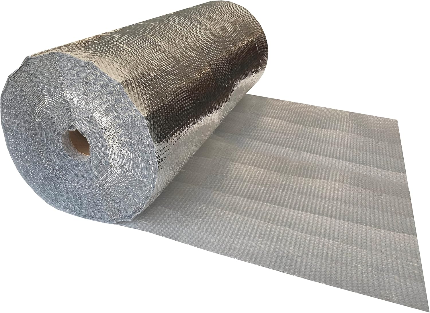 USA Reflective Insulation Bubble Roll, 48" Width x 125' Length, Colder Climates, One-Sided Thermal Bubble Roll, Radiant Barrier Wrap