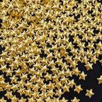 Gold Star Sprinkles, Edible Candy Stars for Cake Decorating, Cupcakes, Cookies & Desserts, 4.6oz Shiny Metallic Gold Sprinkles for Christmas, Graduation, Birthday, Holiday Baking