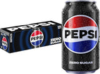 Pepsi Zero Sugar Cola Soda, 12 Fl Oz Cans (Pack of 12)