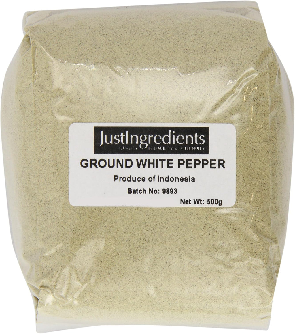 JustIngredients White Pepper Ground Loose 500 g