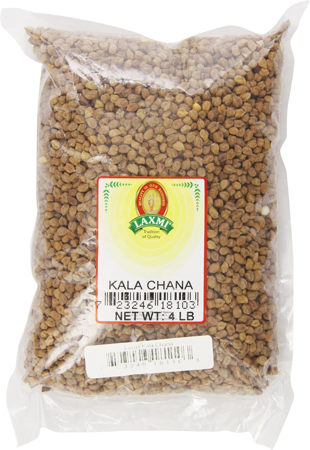 Laxmi Kala Chana Black Chickpeas - Whole Chana, 4 Pounds