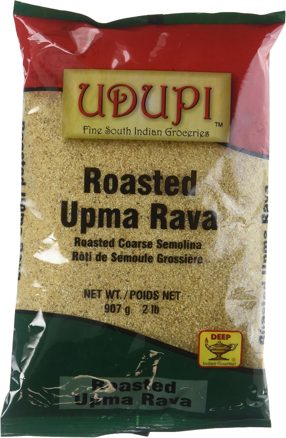 Udupi, Roasted Upma Rava (Roasted Coarse Semolina), 2 Pound(LB)
