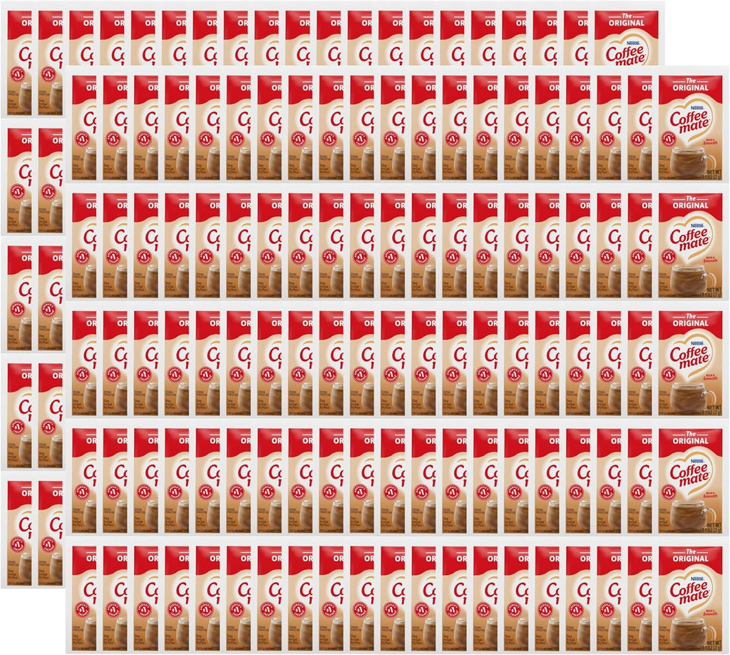 Nestle Coffee mate Original 3 Gram Single Serve Powdered Creamer Packets (Pack of 200)