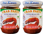 Por Kwan Crab Paste with Bean Oil (2 Pack, Total of 14oz)