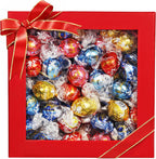 Mother’s Day Chocolate Gift Box For Mom, Wife, Girlfriend, Sister And Grandmother, 50 Individually Wrapped Gourmet Truffles, Assorted Milk, Dark And White Chocolate, Gift Ready