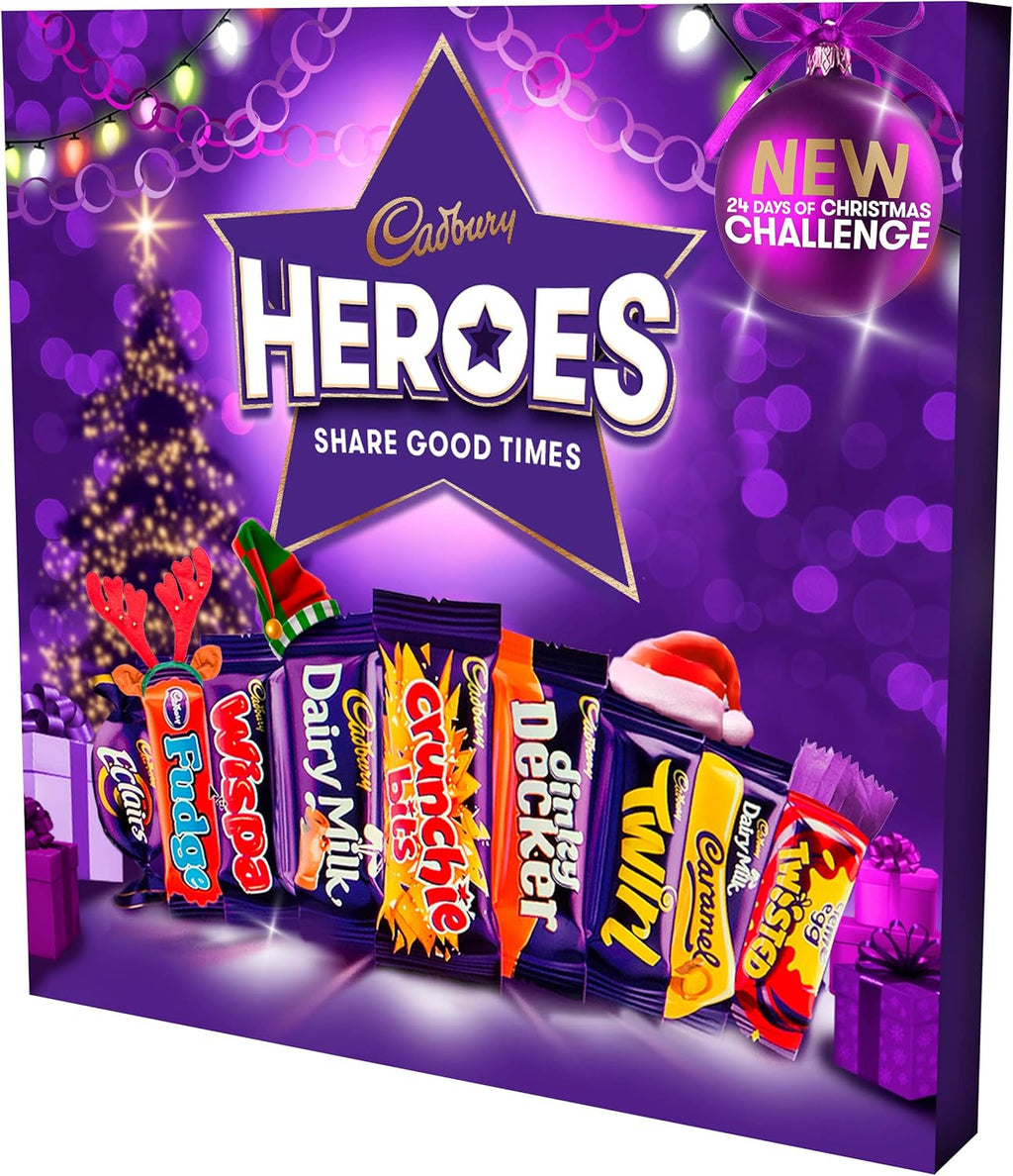 Cadbury Heroes Christmas Advent-ure Calendar, 232g