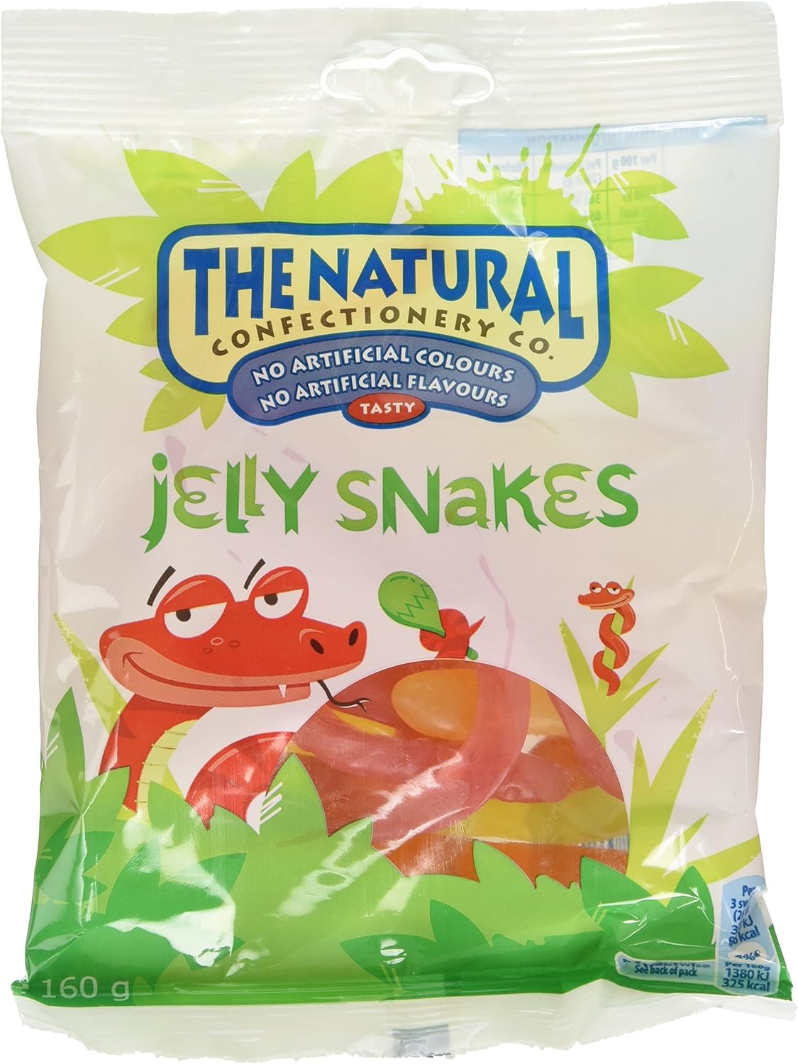 The Natural Confectionery Co Jelly Snakes - 160g