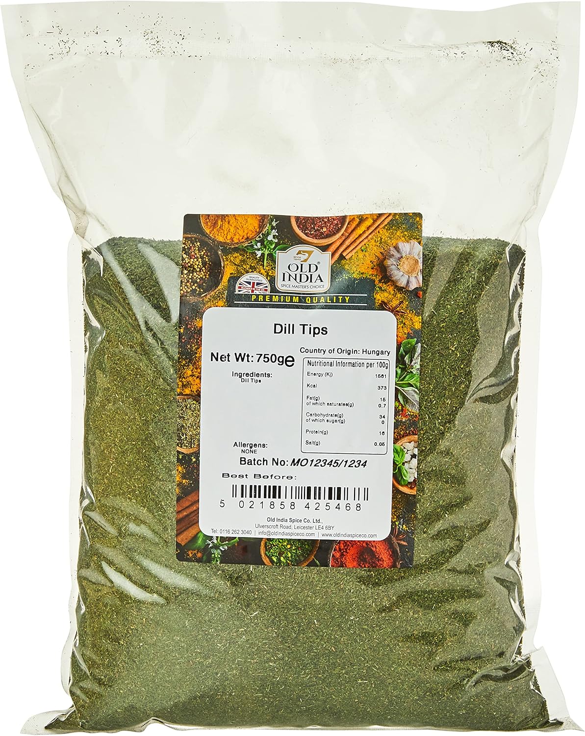 Old India Dill Tips 750 g