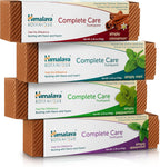 Himalaya Botanique Complete Care Toothpaste, Herbal, Variety Pack, Fights Plaque, Freshens Breath, Fluoride Free, No Artificial Flavors, SLS Free, Cruelty Free, Foaming, 5.29 Oz, 4 Pack