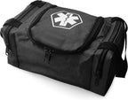 ASA TECHMED First Aid Responder EMS Emergency Medical Trauma Bag EMT, Fire Fighter, Police Officer, Paramedics, Nurse, Black