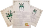 Mr Sweets Fitzpatrick - Coat of Arms, Crest & History 3 Print Combo - Surname Origin: Irish Ireland