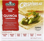Orgran Toasted Multigrain Crispibread with Quinoa, 4.4-Ounce Boxes (Pack of 6)