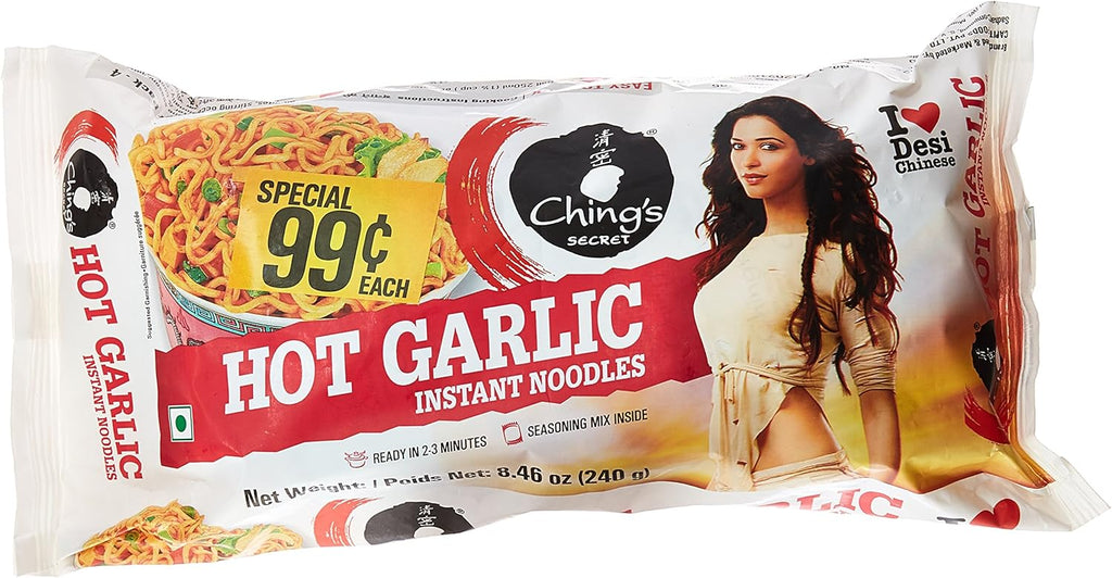Ching's Hot Garlic Noodles ( 300 Gms X 4 Pack)