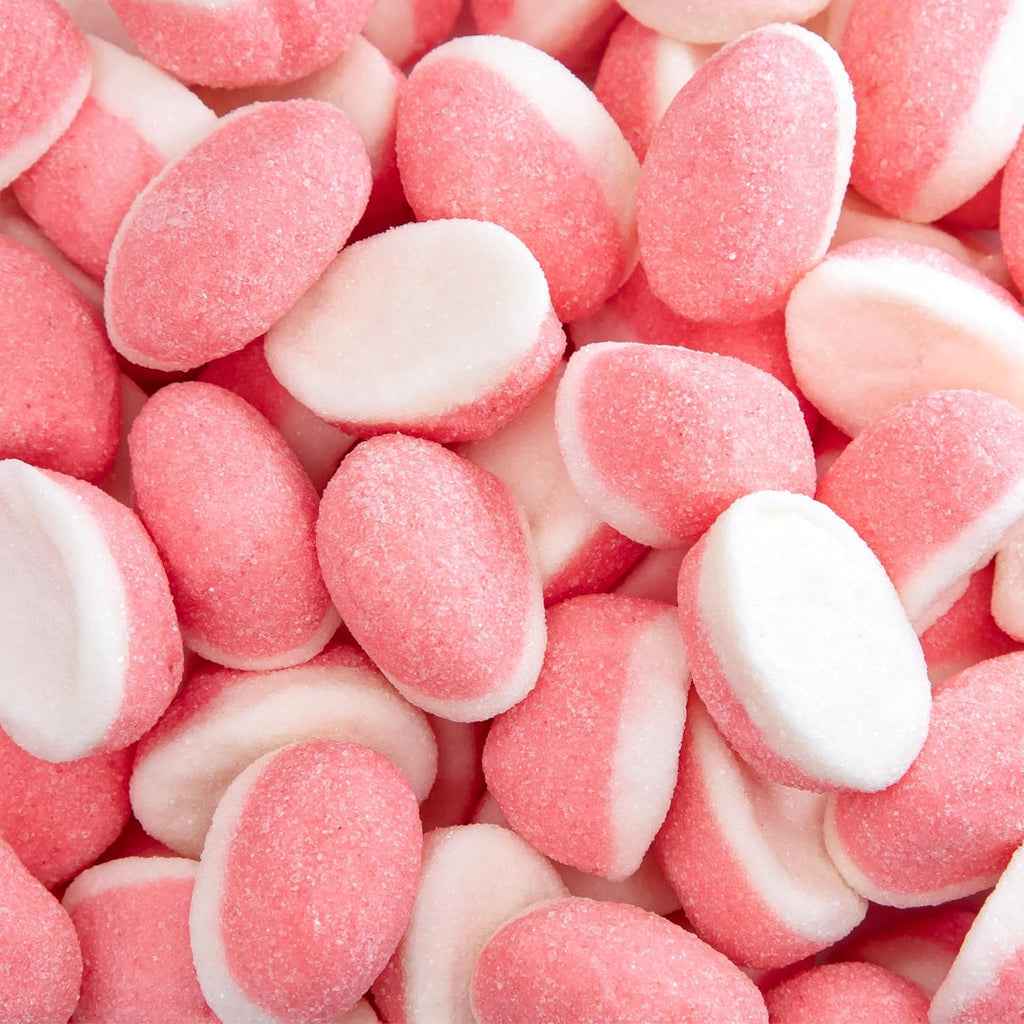 Strawberry Gummy Candy - 2 Pound Pack - Pink Cloud Candy for Baby Showers & Party Favors - Gender Reveal Strawberry Gummies - It's a Girl Candy - Bulk Puffs