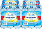 Crystal Geyser Sparkling Lemon Alpine Natural Spring Water, 24-Pack, 16.9oz Bottles, Zero Calories and No Sweeteners, Naturally Flavored, Bottled at The Source