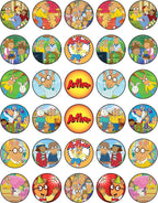 30 x Edible Cupcake Toppers – Adventure Boy Inspired Collection of Edible Cake Decorations | Uncut Edible on Wafer Sheet