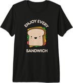 Enjoy Every Sandwich Kawaii Cute Foodie Warren Zevon Quote Premium T-Shirt