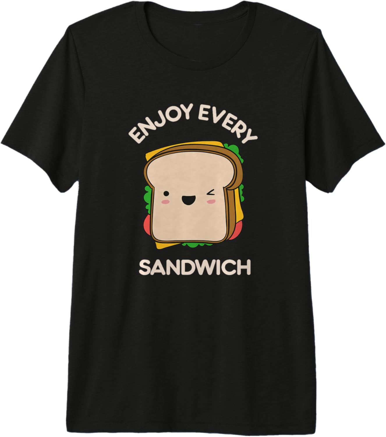 Enjoy Every Sandwich Kawaii Cute Foodie Warren Zevon Quote Premium T-Shirt