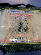 Vietnamese Rice Stick(vermicelli) Three Ladies Brand 2lbs