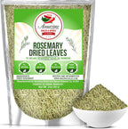 Dried Rosemary Leaves, 12 oz Premium All Natural Herbs and Spices for Meat, Fish, Oils, Dips, Tea. Farm Fresh, Rich Savory Flavor by Amazing Chiles & Spices