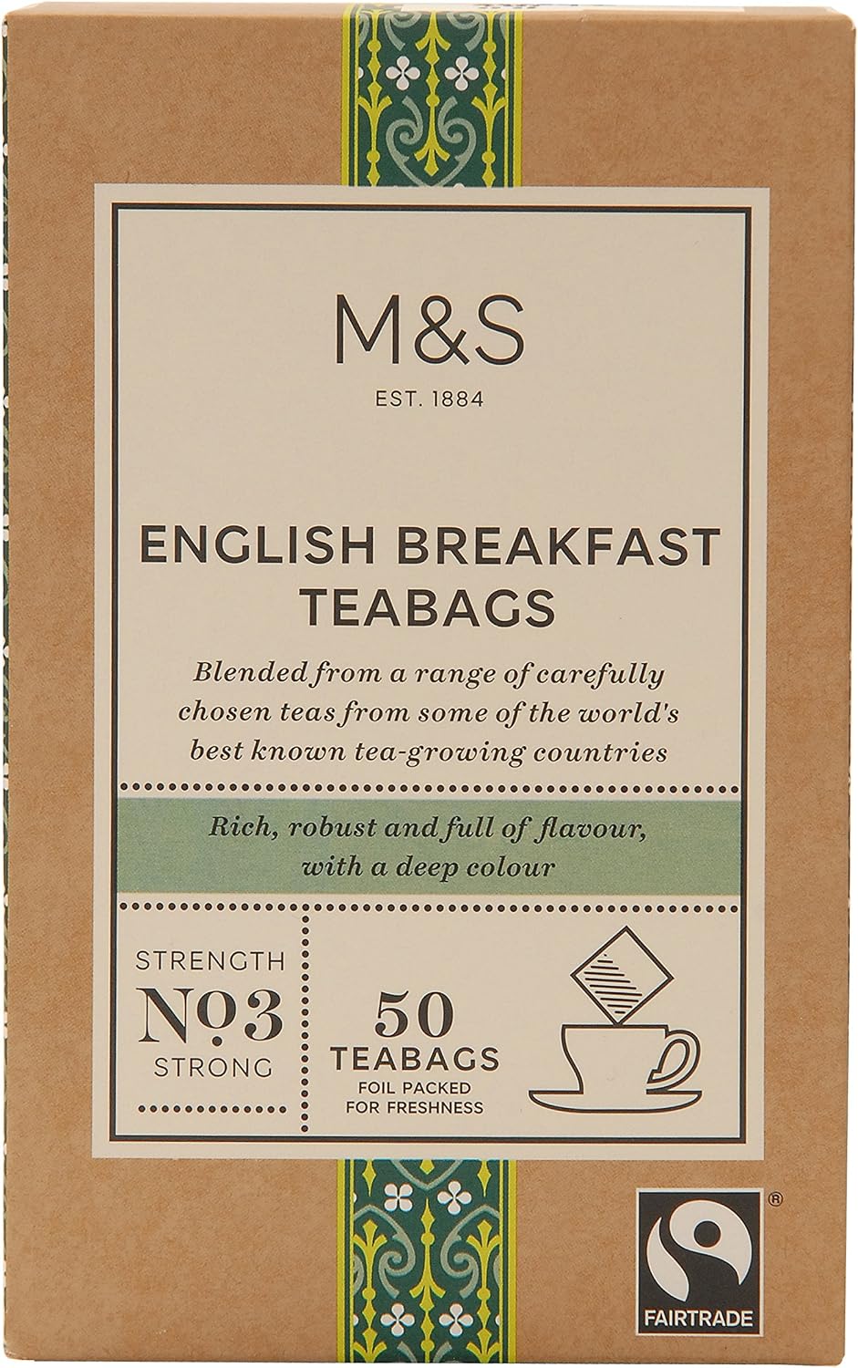 Marks and Spencer English Breakfast 50 Teabags 125g