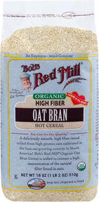 Bob's Red Mill, Oat Bran Cereal, Organic, 18 oz