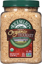 RiceSelect Organic Texmati Brown Basmati Rice, Premium Non-GMO Gluten-Free Long-Grain Brown Rice, 32-Ounce Jar