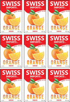 Swiss Imports Sugar Free Bonbons Hard Candy Drops, Orange, 1.4 oz/40g Box, 9 Pack