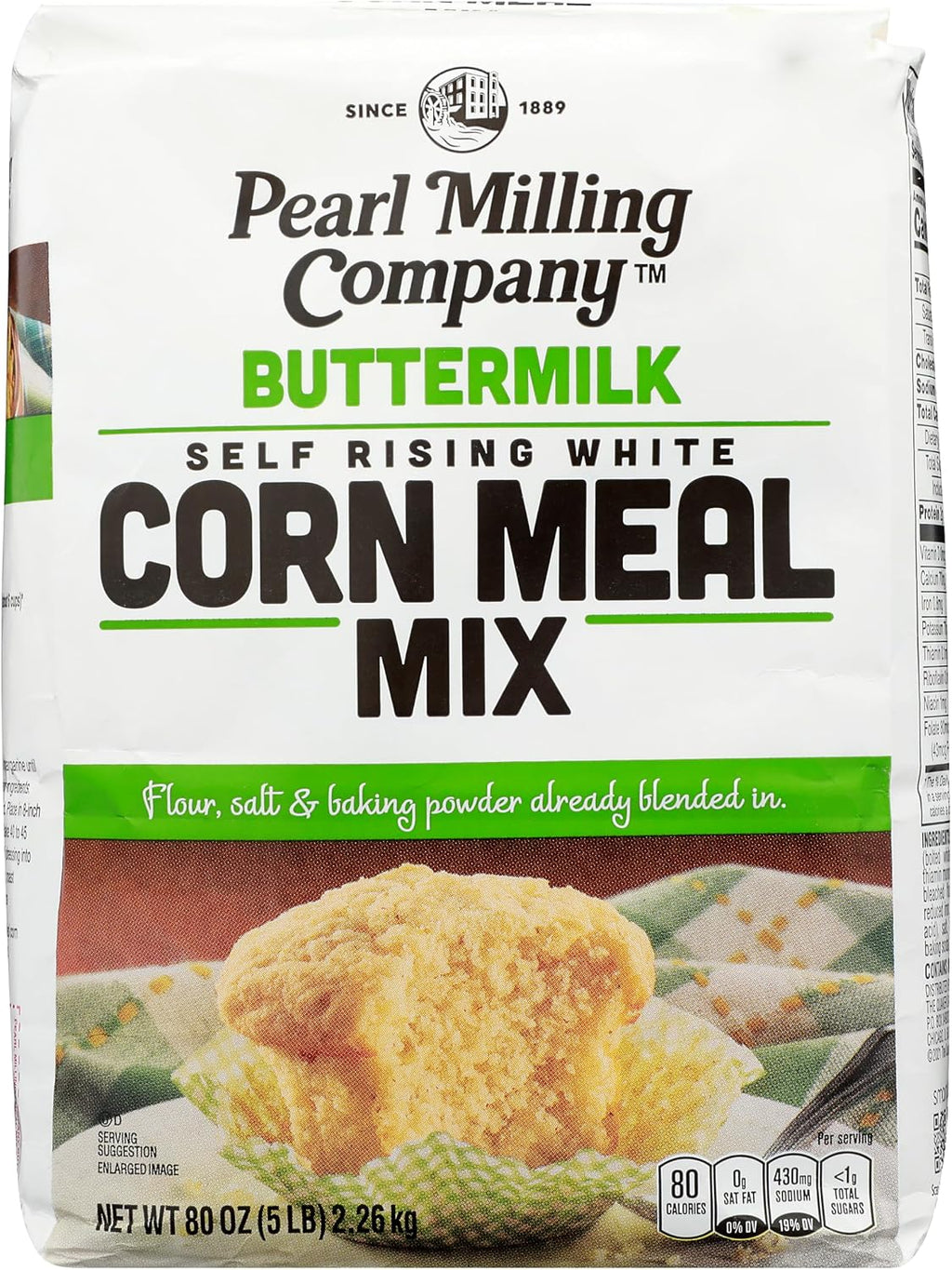 Pearl Milling Company White Buttermilk Corn Meal Mix - 5lb