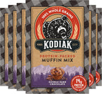 Kodiak Cakes Power Bake Muffin Mix, Double Dark Chocolate, 14 Ounce (Pack of 6)